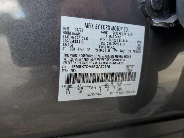 2023 FORD EXPLORER X - 1FMSK7DH6PGA50975
