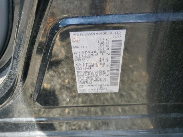 2015 Nissan Pathfinder S VIN: 5N1AR2MM9FC684746 Lot: 59063684