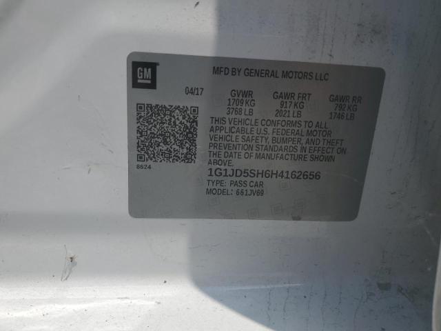 2017 CHEVROLET SONIC LT - 1G1JD5SH6H4162656