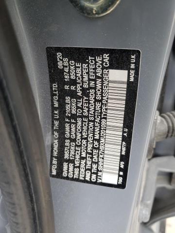 2021 HONDA CIVIC SPOR - SHHFK7H9XMU201099