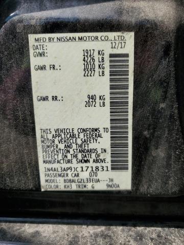 2018 NISSAN ALTIMA 2.5 - 1N4AL3AP9JC171831