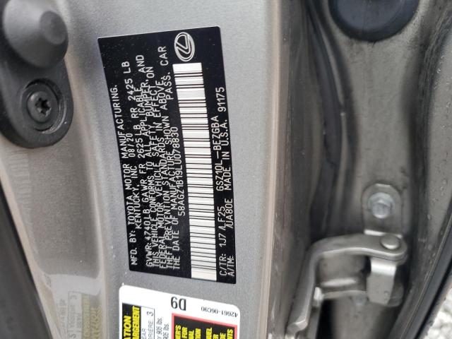2020 LEXUS ES 350 F S 58AGZ1B19LU078830