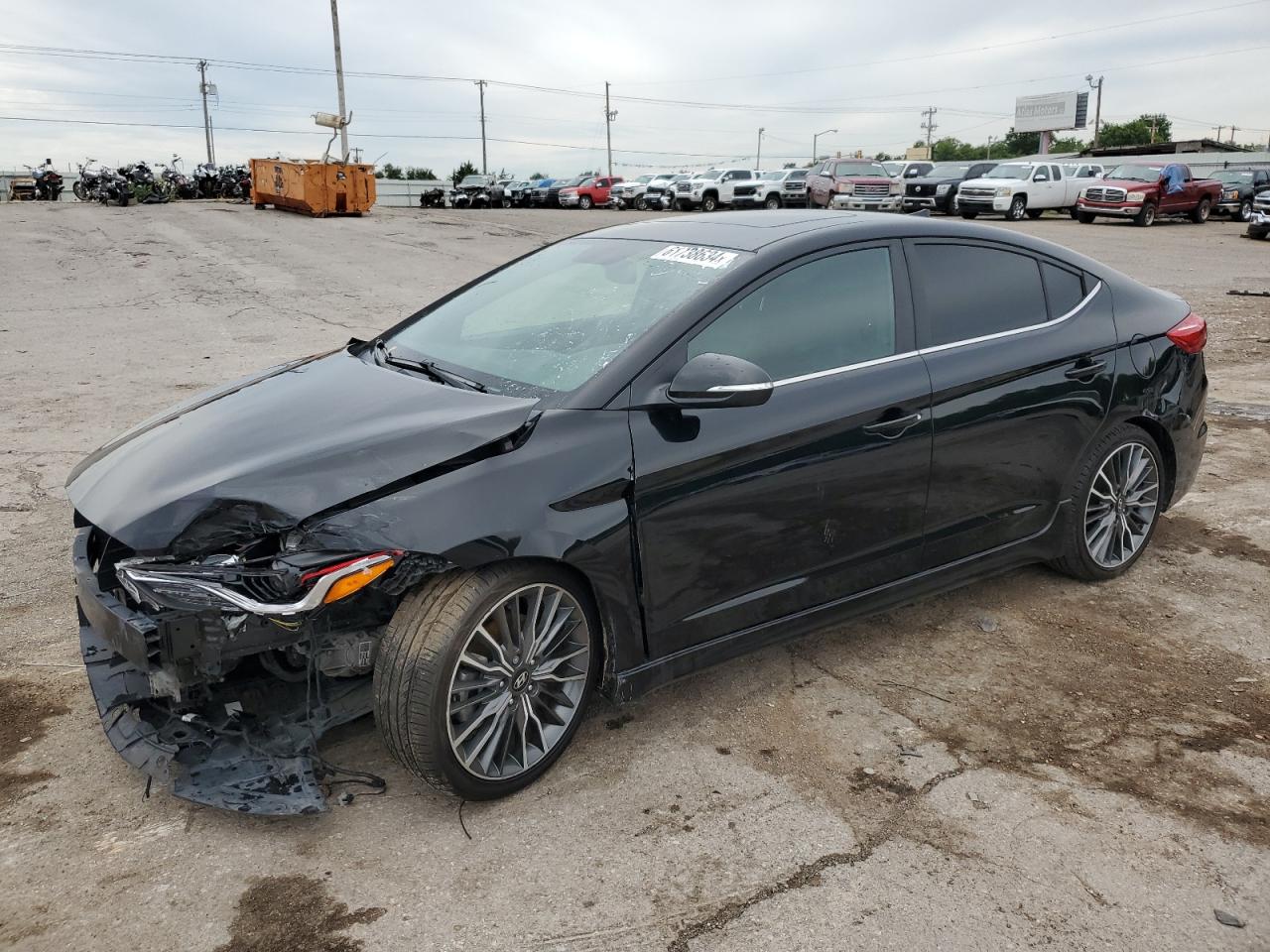 Lot #2723366664 2018 HYUNDAI ELANTRA SP