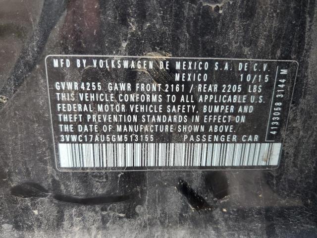 2016 VOLKSWAGEN GOLF SPORT - 3VWC17AU5GM513155