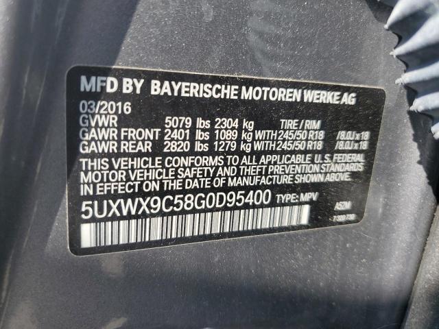 VIN 5UXWX9C58G0D95400 2016 BMW X3, Xdrive28I no.13