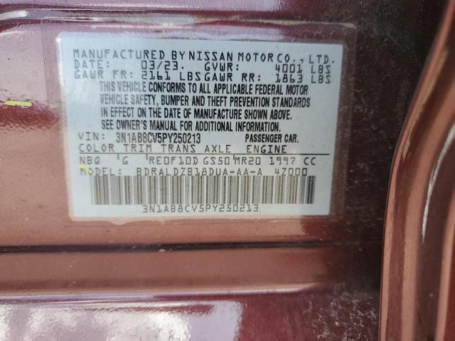 2023 Nissan Sentra Sv VIN: 3N1AB8CV5PY250213 Lot: 62087114