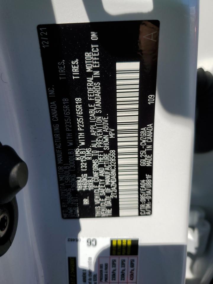 2T2AZMDA8NC328568 2022 Lexus Rx 350 Base