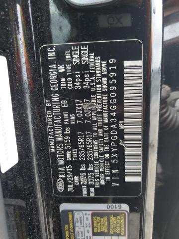 2016 KIA SORENTO LX - 5XYPGDA34GG095919
