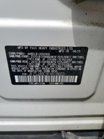 2015 Subaru Forester 2.5I VIN: JF2SJABC9FH818602 Lot: 61541504