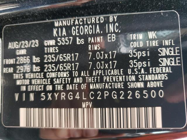 2023 KIA SORENTO LX - 5XYRG4LC2PG226500