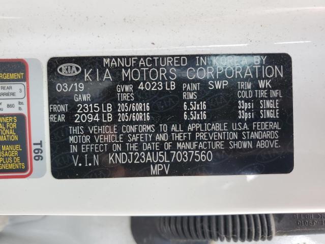 2020 Kia Soul Lx VIN: KNDJ23AU5L7037560 Lot: 62300164