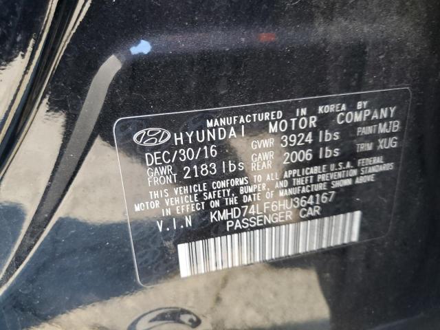2017 HYUNDAI ELANTRA SE - KMHD74LF6HU364167