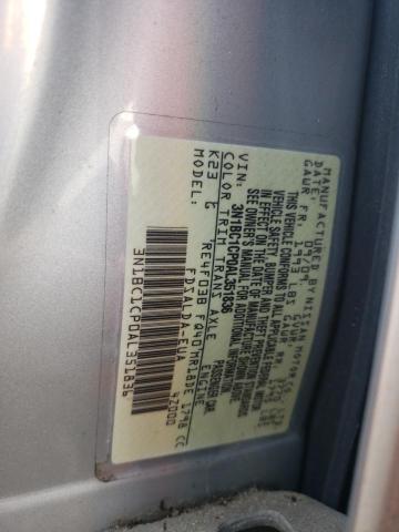 2010 Nissan Versa S VIN: 3N1BC1CP0AL351836 Lot: 62603374