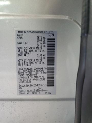 2024 NISSAN PATHFINDER - 5N1DR3BC5RC247800