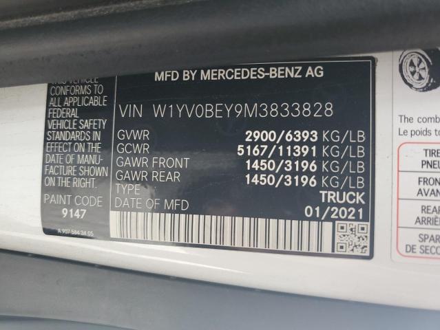 2021 MERCEDES-BENZ METRIS - W1YV0BEY9M3833828