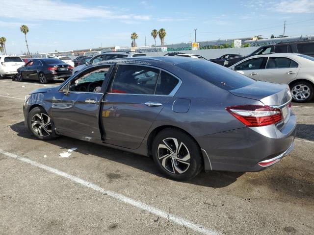 HONDA ACCORD LX 2017 gray sedan 4d gas 1HGCR2F37HA191178 photo #3