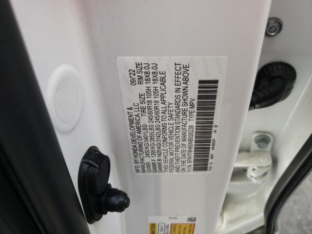 2022 HONDA PASSPORT T 5FNYF8H65NB026238  61937094