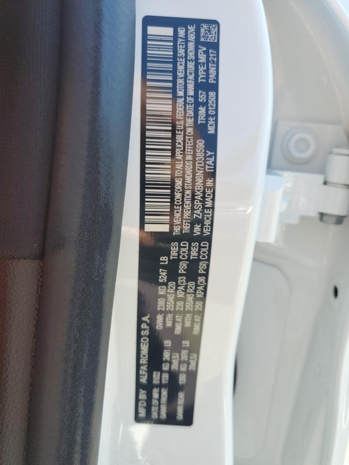 ZASPAKBN6N7D38590 2022 Alfa Romeo Stelvio Ti