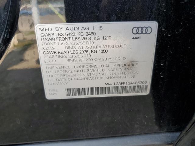 VIN WA1L2AFP1GA085706 2016 Audi Q5, Premium Plus no.12