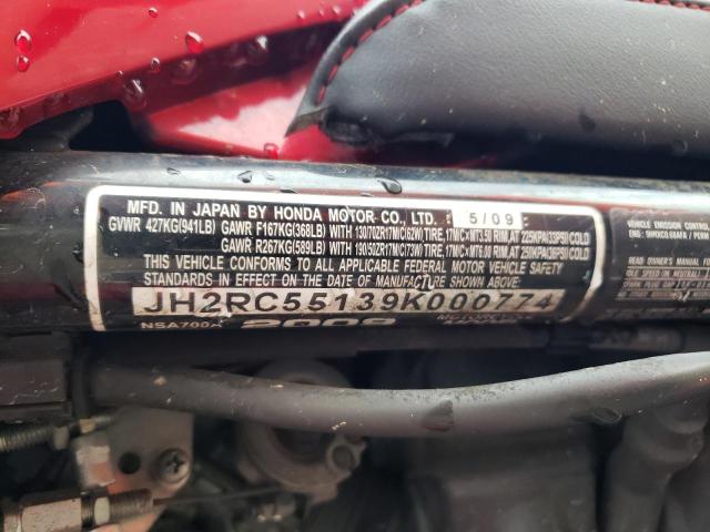 2009 HONDA NSA700 A - JH2RC55139K000774