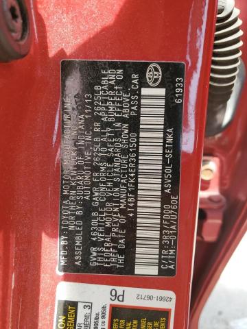 VIN 4T4BF1FK4ER361500 2014 Toyota Camry, L no.12