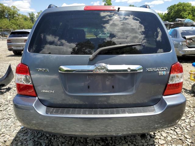 2006 Toyota Highlander Hybrid VIN: JTEEW21A260023226 Lot: 61483034
