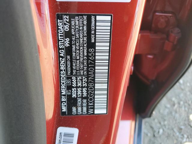 2022 MERCEDES-BENZ EQS SEDAN - W1KCG2DB7NA017658
