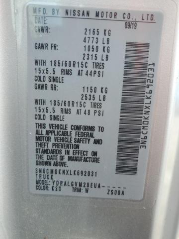 2020 NISSAN NV200 2.5S - 3N6CM0KNXLK692031