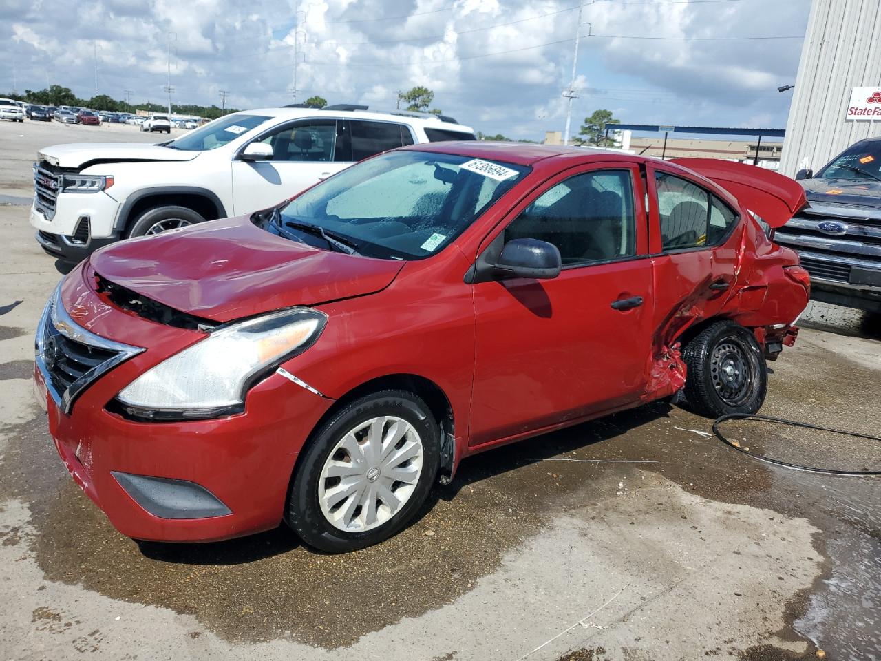 2015 Nissan Versa S vin: 3N1CN7AP8FL813510