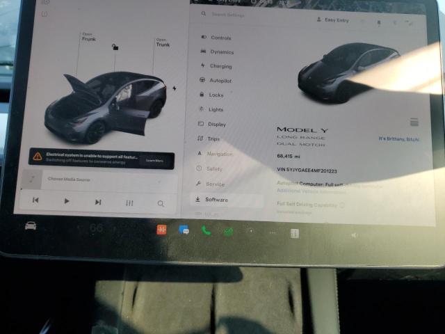 2021 TESLA MODEL Y - 5YJYGAEE4MF201223
