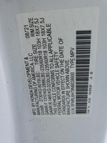 2022 HONDA ODYSSEY EX - 5FNRL6H79NB038600