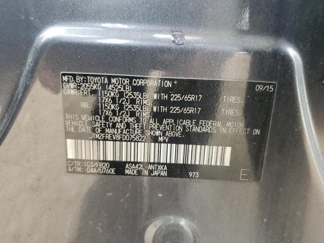 2015 TOYOTA RAV4 LE - JTMZFREV8FD075822