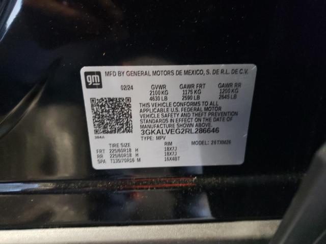 2024 GMC Terrain Slt VIN: 3GKALVEG2RL286646 Lot: 63132734