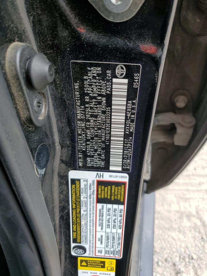 4T1BD1EB2EU033235 2014 Toyota Avalon Hybrid