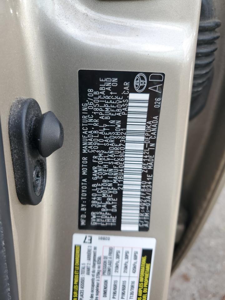 2T1BU40E69C073621 2009 Toyota Corolla Base