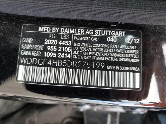 VIN WDDGF4HB5DR275199 2013 Mercedes-Benz C-Class, 250 no.12