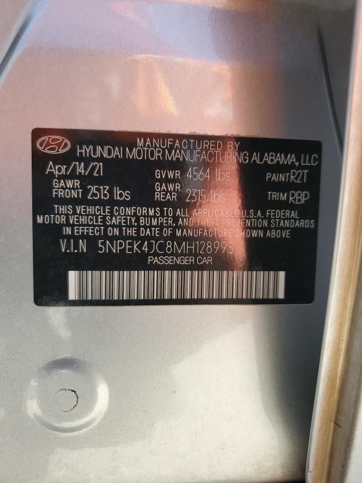 5NPEK4JC8MH128995 2021 Hyundai Sonata N Line