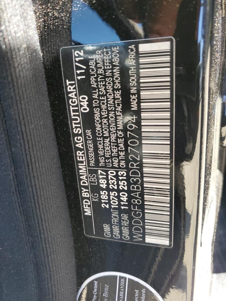 WDDGF8AB3DR270794 2013 Mercedes-Benz C 300 4Matic