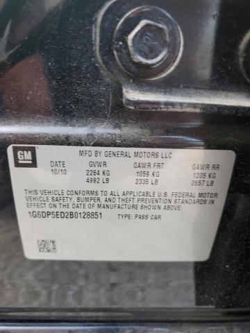 2011 Cadillac Cts Premium Collection VIN: 1G6DP5ED2B0128851 Lot: 62124644