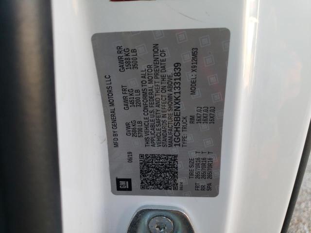 2019 Chevrolet Colorado VIN: 1GCHSBENXK1331839 Lot: 61868344