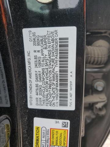 2019 HONDA ACCORD TOU 1HGCV2F90KA009571  62706374