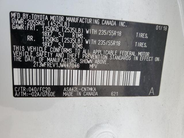 2018 TOYOTA RAV4 ADVEN - 2T3WFREV1JW447046