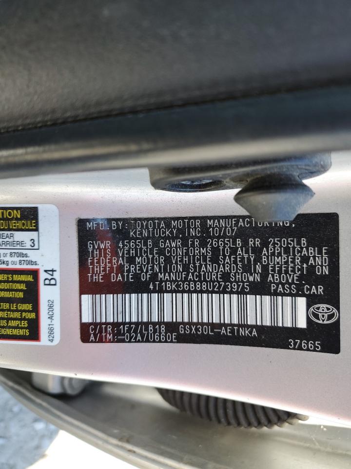 4T1BK36B88U273975 2008 Toyota Avalon Xl