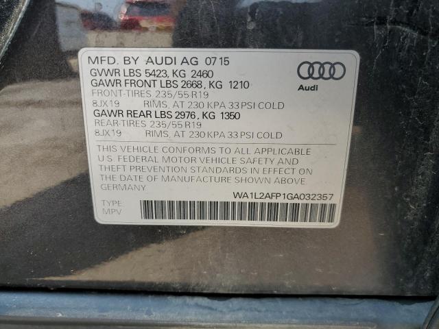 VIN WA1L2AFP1GA032357 2016 Audi Q5, Premium Plus no.14