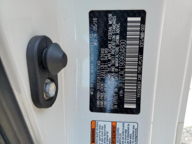 2016 SUBARU BRZ JF1ZCAC19G9604800