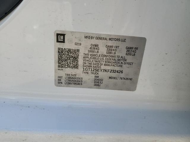 2019 GMC Sierra K2500 Denali VIN: 1GT12SEY7KF232426 Lot: 62529424