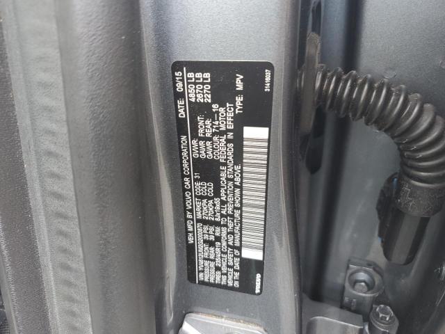 2016 VOLVO S60 CROSS YV4612UM2G2000870