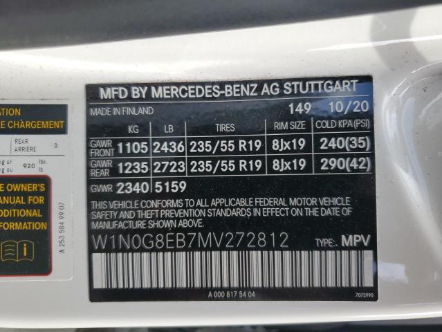 2021 MERCEDES-BENZ GLC 300 4M - W1N0G8EB7MV272812