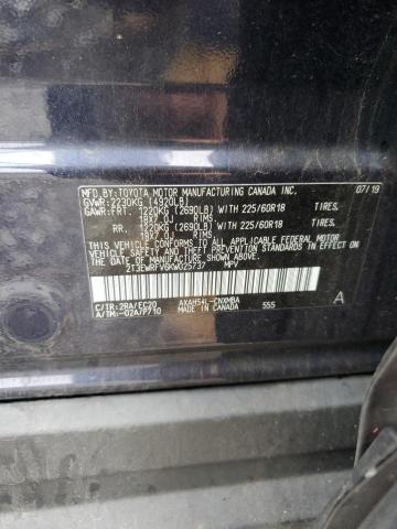 VIN 2T3EWRFV6KW025737 2019 Toyota RAV4, Xse no.14