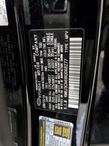 2019 Hyundai Tucson Limited VIN: KM8J3CA4XKU068277 Lot: 61627464